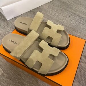 Hermès Beige Sandals